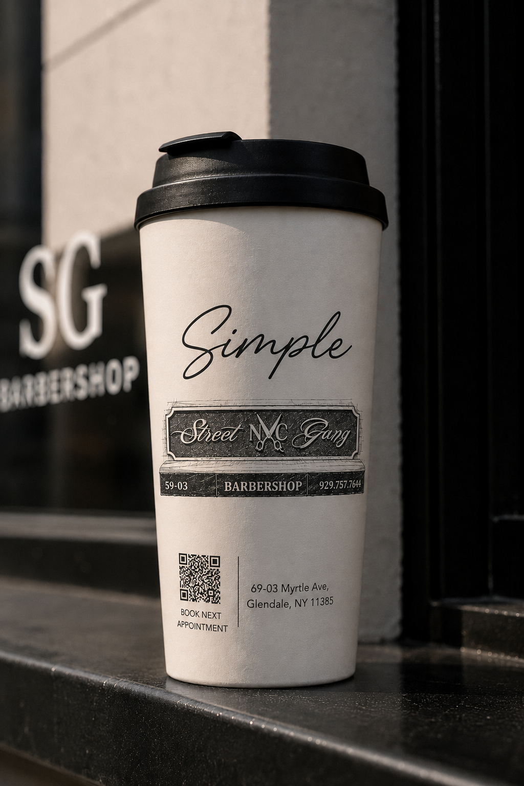 Shop Tumbler — White